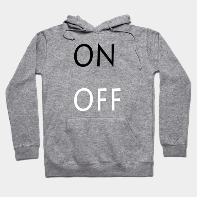 on off Hoodie by thomaslav